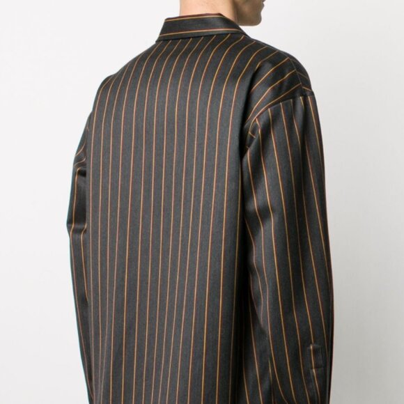 BNWT AW20 DSQUARED2 PREPPY STRIPE PATTERN SHIRT 48 & 52 - Picture 14 of 15
